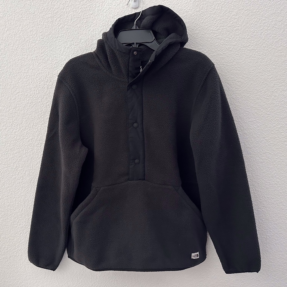 The North Face Men's Carbondale 1/4 Snap Pullover (Size: M) Black